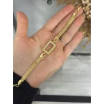 Gram Altınlık Hasır Bileklik (17+3.5 cm)
