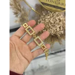 İki Gram Altınlık Kare Zincili Bileklik (16+5 cm)
