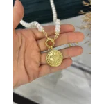 Dümen Kilit 2.5’luk Reşatlı İnci Kolye (60 cm)