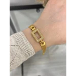 Gram Altınlık Dikdörtgen Hasır Bileklik