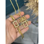 Gram Altınlık Fiyonklu Burgu Set