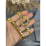 Çeyreklik Sarkaç Model Nazarlı Arpa Kolye (58 cm)