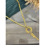 Çeyreklik Sarkaç Model Nazarlı Arpa Kolye (58 cm)