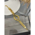 Çeyreklik Nazarlı Çift Sıra Arpa Bileklik (16+3 cm)