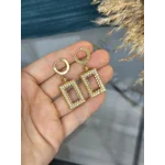 Gram Altınlık Küpe (Çelik kilpsli)