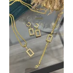 Gram Altınlık Küpeli Set (Kolye 65 cm)