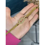 Gramlık Hasır Çerçeveli Çift Sıra Burgu Bileklik (17+4 cm)