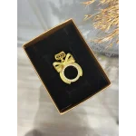 Çeyreklik Çerçeveli Hasır Kulp Fiyonk Kolye Ucu