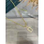 Yeni Gram Altınlık Burgu Kolye (Seri 3-60 cm)