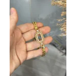 Gram Altınlık Çift Sıra Burgu Bileklik (seri 2)