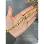 Gram Altınlık Çift Sıra Burgu Bileklik (Seri 1)