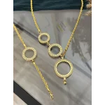 Çeyrek,Yarım ve Tam Altınlık Y Kolye-Yarımlık Bileklik Kombini