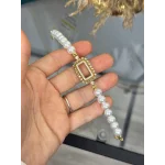 Gram Altınlık Kilpsli İncili  Bileklik (Seri 2)