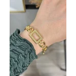 Gram Altınlık Oval Zincirli Bileklik (18+2 cm)