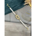 Gram Altınlık Hasır Çerçeveli İncili Bileklik