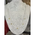 Beşi Bir Yerde Klipsli İncili Kolye (60 cm)