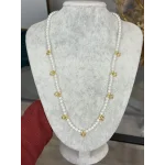 Dokuzu Bir Yerde Klipsli İncili Kolye (60 cm)