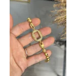 Gram Altınlık Oval Topçuklu Bileklik