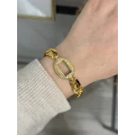 Gram Altınlık Oval Geniş Samanyolu Bileklik