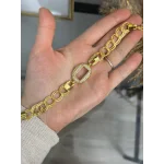 Gram Altınlık Oval Geniş Samanyolu Bileklik