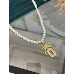 Gram Altınlık İncili Fiyonk Kolye (50 cm)