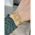 5 Gramlık Yarım Taşlı Burgu Bileklik