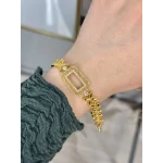 Gram Altınlık Yonca Model Başak Bileklik (Seri 1)