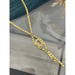 Gram Altınlık Çift Sıra Nazarlı Arpa Kolye (60 cm Zincir+10 cm gramlı kısım )