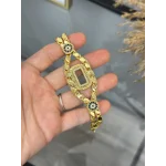 Gram Altınlık Çift Sıra Nazarlı Arpa Bileklik