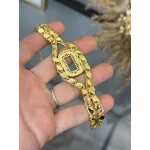 Gram Altınlık Çift Sıra Nazarlı Arpa Bileklik