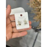 Çelik XP Marka Taşlı Çiçek Halka Çocuk Küpesi