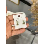 Çelik XP Marka Mavi Yıldızlı Çocuk Halka Küpe