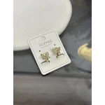 Çelik XP Marka Kelebekli Taşlı Çocuk Küpesi