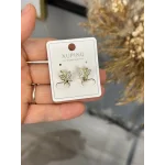 Çelik XP Marka Kelebekli Taşlı Çocuk Küpesi