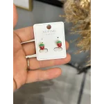 Çelik XP Marka Çilek Halka Çocuk Küpesi