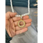 Çeyreklik Dorikali İnci Kolye (50 cm)