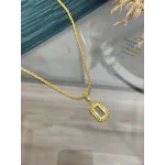 Gram Altınlık Taşsız Topcuklu  Kalem İşi  Burgu Kolye (60 cm )