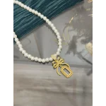 Gram Altınlık Fiyonklu İnci Kolye Seri 2 (50 cm)