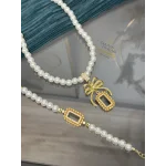 Gram Altınlık Fiyonklu İnci Set Seri 2 (Kolye 50 cm)