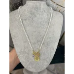Dümen Kilit Çeyrekli İnci Kolye (60 cm)