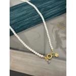 Dümen Kilit Charmli İnci Kolye (60 cm)