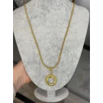 Çeyreklik Hasır Detay Burgu Kolye (60 cm)