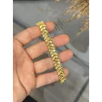 22 Ayar Kaplama Zarif Başak Bileklik (17 cm +4 cm Uzatma)