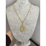 22 Ayar Kaplama Başak Yaprağı Model Çeyreklik Kolye 50 cm)