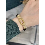 Gram Altınlık Tasarım Siyah Kristal Set
