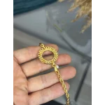 Çeyreklik Buğday Model Doğal İncili Burgu Bileklik (17+3 cm)