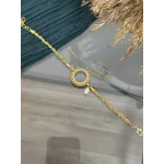 Çeyreklik Buğday Model Doğal İncili Burgu Bileklik (17+3 cm)