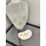 Çeyreklik Dorikali  İncili Set (Kolye 50 cm)