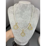 Çeyreklik Dorikali  İncili Set (Kolye 50 cm)