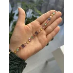 İthal Renkli Taşlı A kalite Baget Bileklik